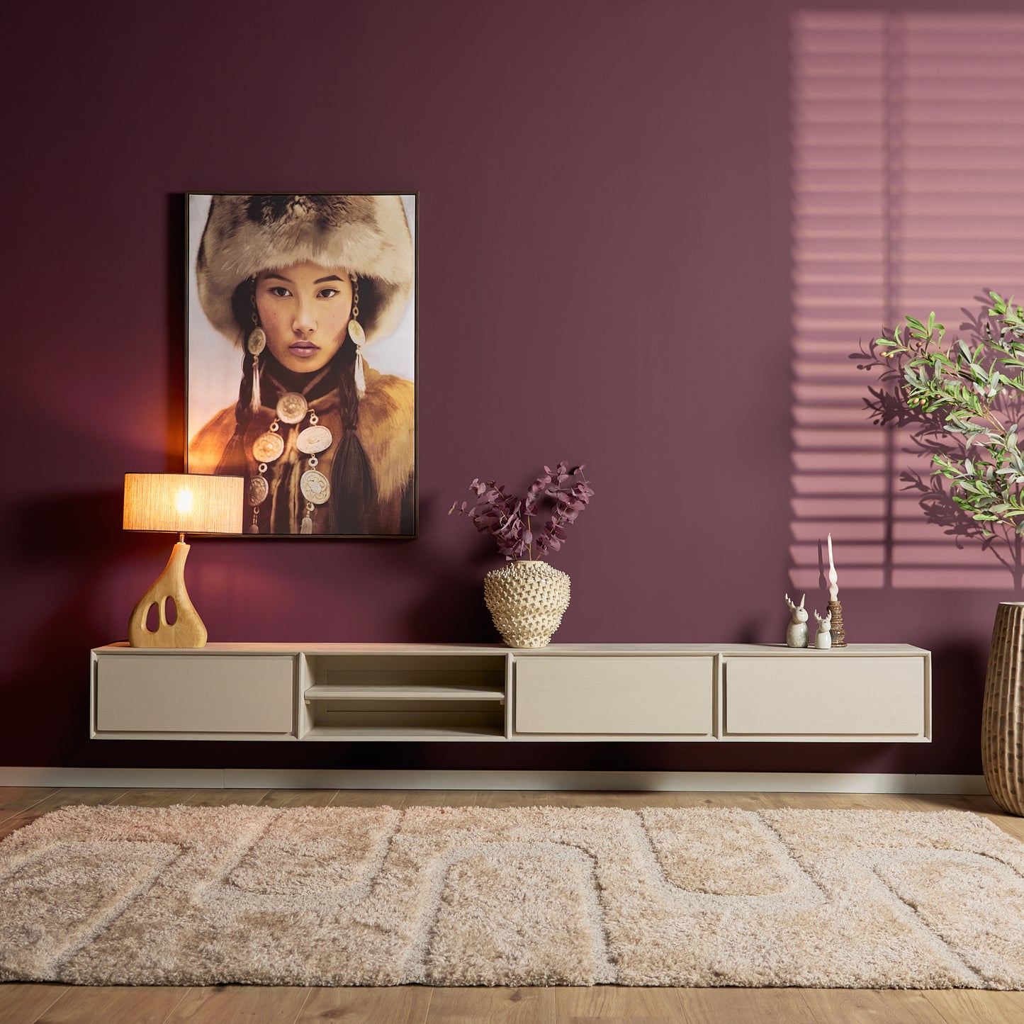 TV-Meubel Ambiance | Zwevend | Zand