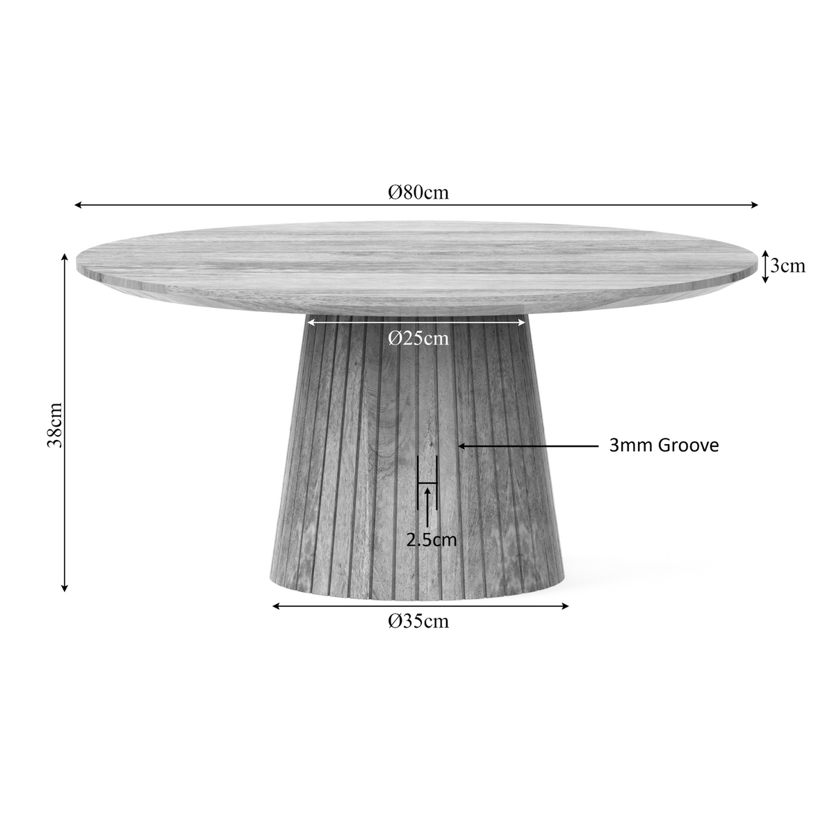 Salontafel Solana | Mangohout