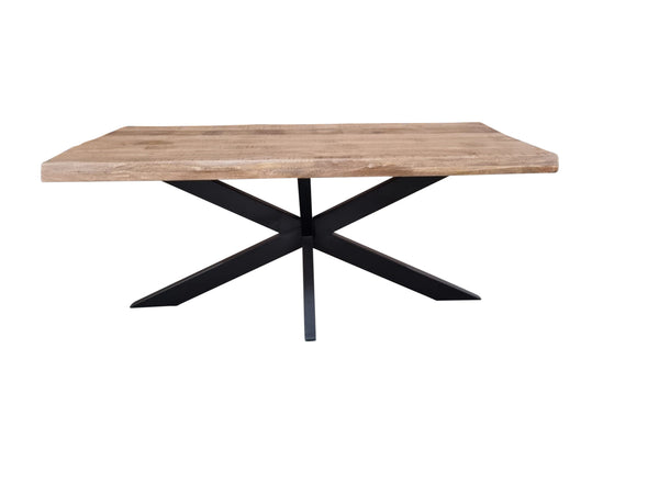 Eettafel Boston | Naturel — Vooraanzicht - witfoto
