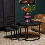 Salontafel Yara | Set van 3 | Black