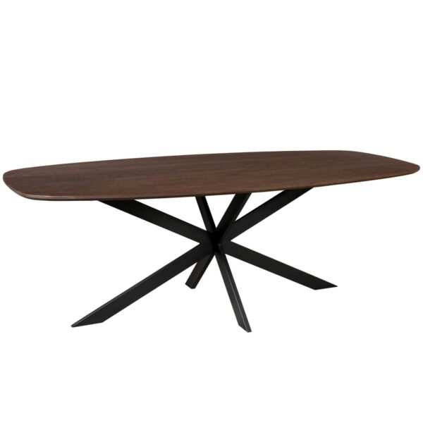 Eiken eettafel Ferris | Deens Ovaal