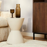 Bijzettafel Abbey | Beige Mangohout