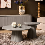 Salontafel Solana | Mangohout | taupe