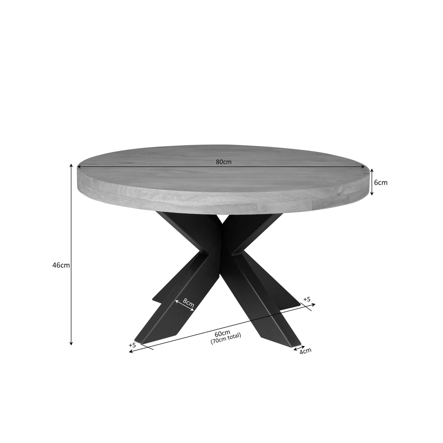 Salontafel Dakota | Rond
