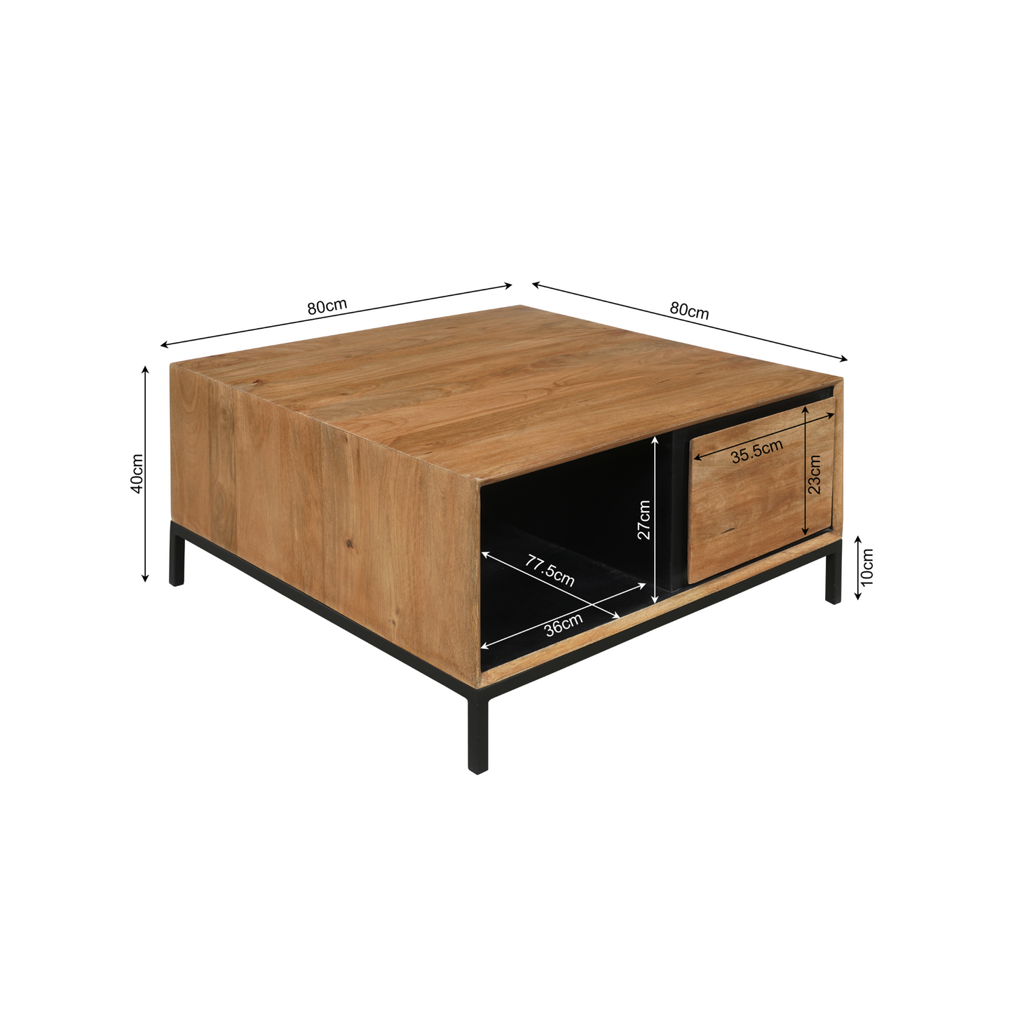 Salontafel Richwood | Bruin Mangohout