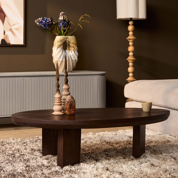 Salontafel Zillah | Bruin Eikenhout