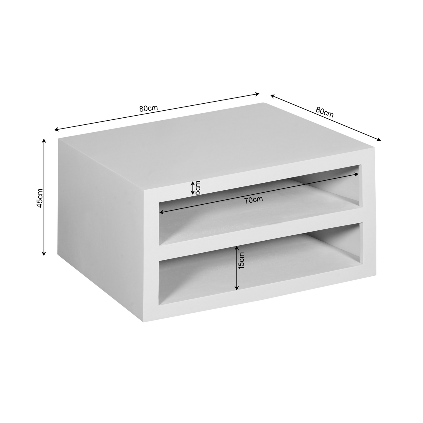 Salontafel Brussel | Vierkant