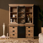 Vitrinekast Fresno | Naturel Mangohout