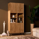 Vakkenkast Madison | Naturel Mangohout