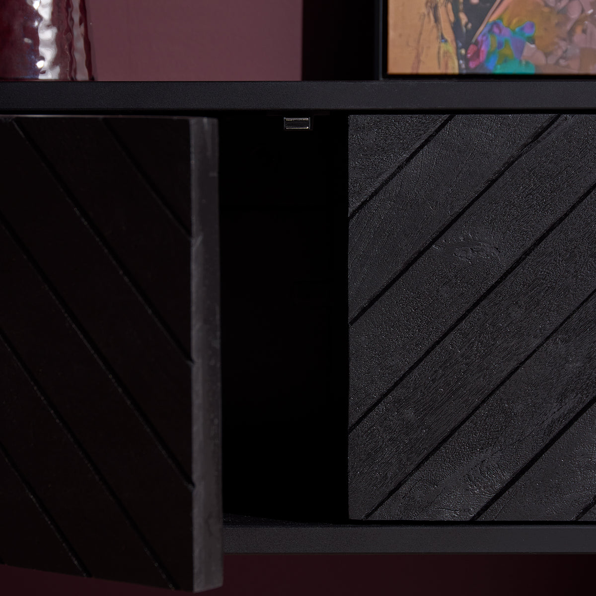 TV-Meubel Yara zwevend, detail van de functie