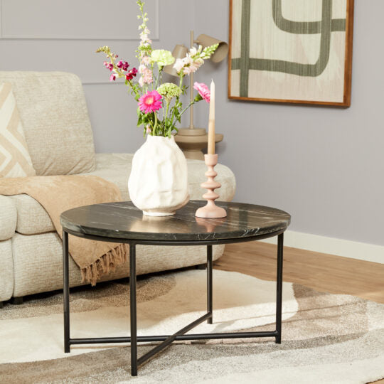 Salontafel Mex | Zwart Marmer