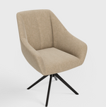 Eetkamerstoel Madrid | Cashmere | Light brown 15 | Moon | Anodic Brown