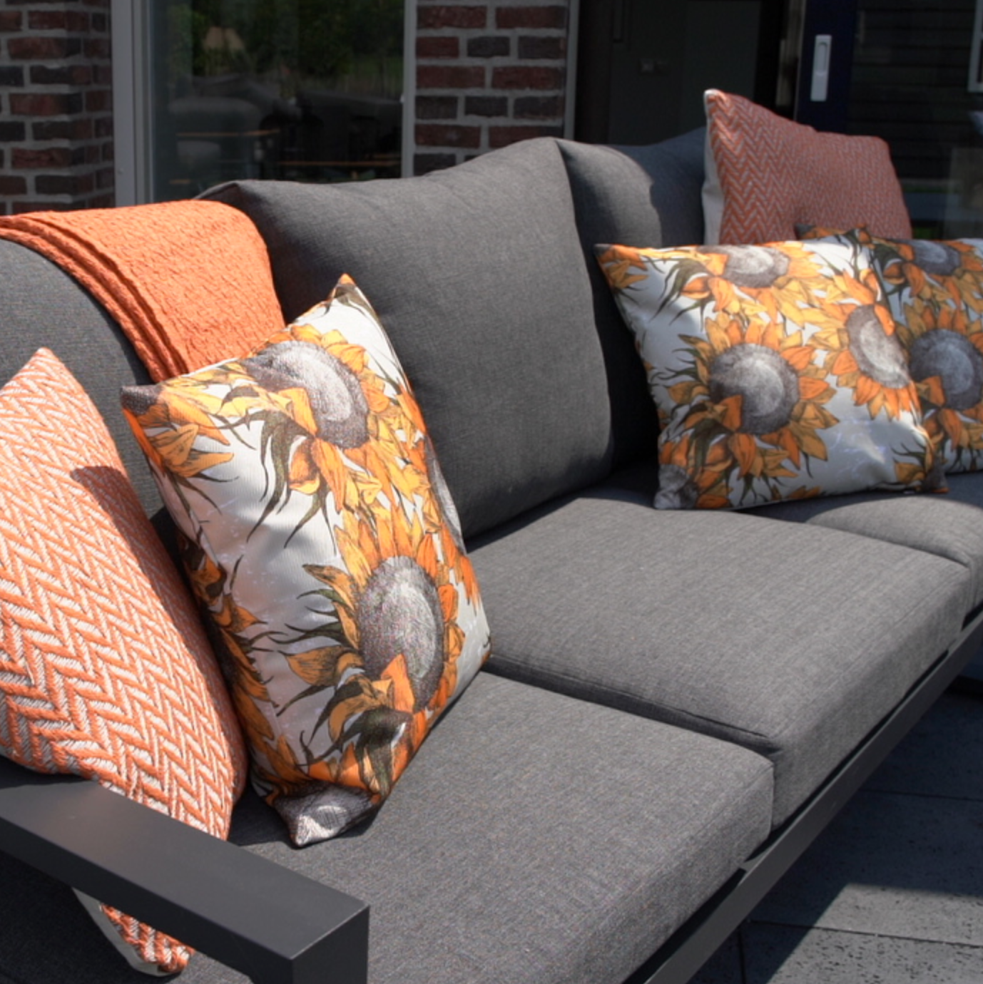 Loungebank Pina Colada | Grijs