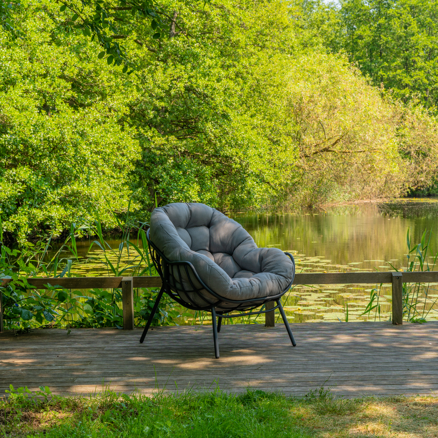 Loungestoel Cozy | Grijs
