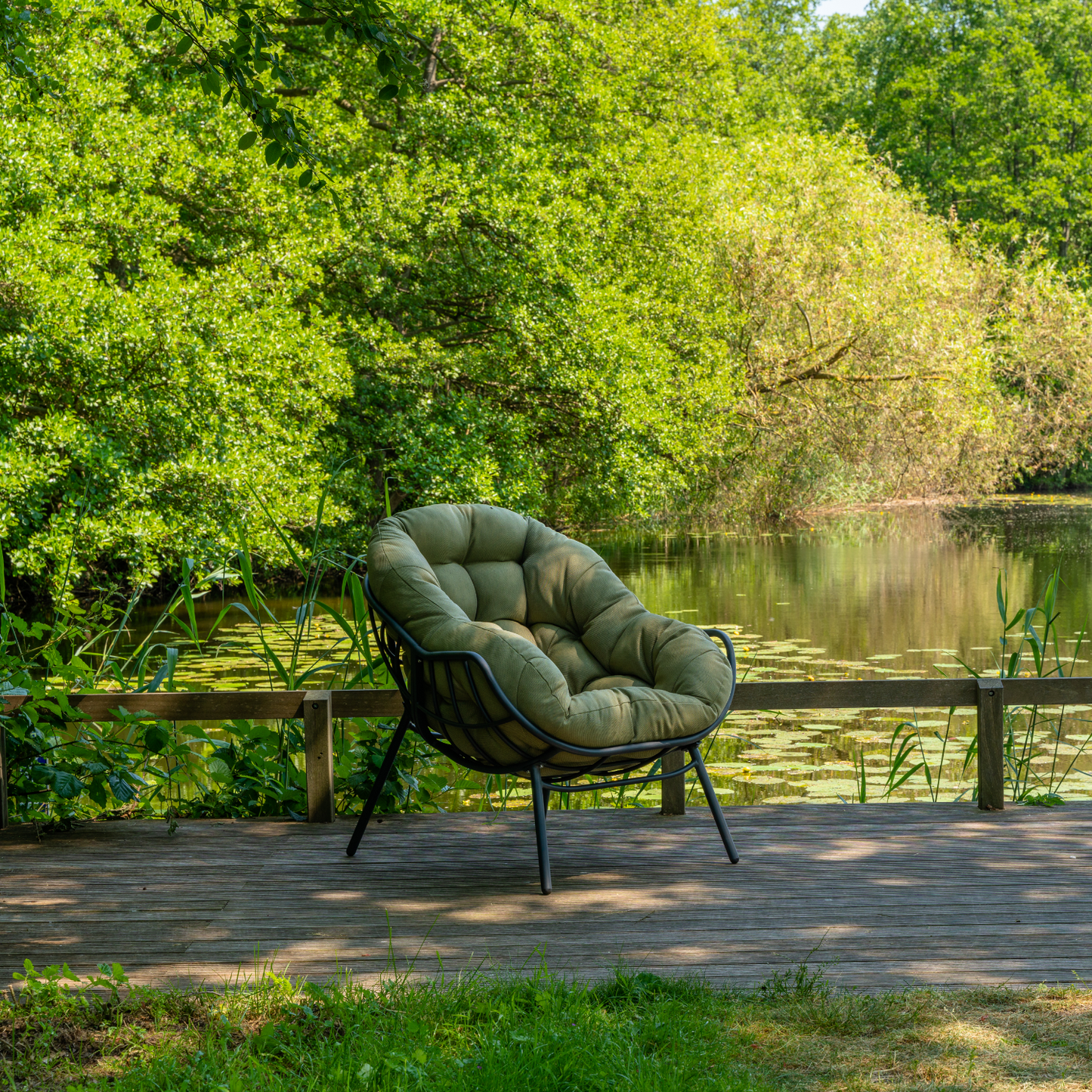 Loungestoel Cozy | Groen