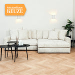 Hoekbank Dean | Stof Beige | L+R