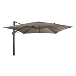 Zweefparasol VirgoFlex | 3 x 3 Meter | Vierkant | Taupe