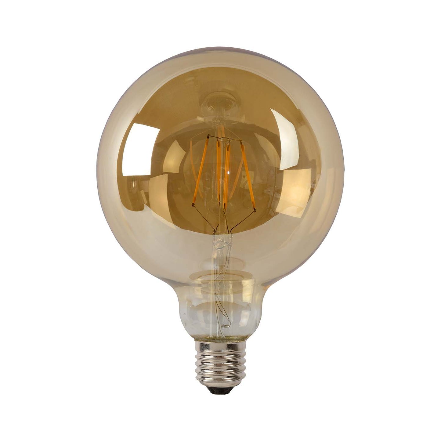 Lichtbron G125 | LED Dimbaar | E27 | Amber Glas