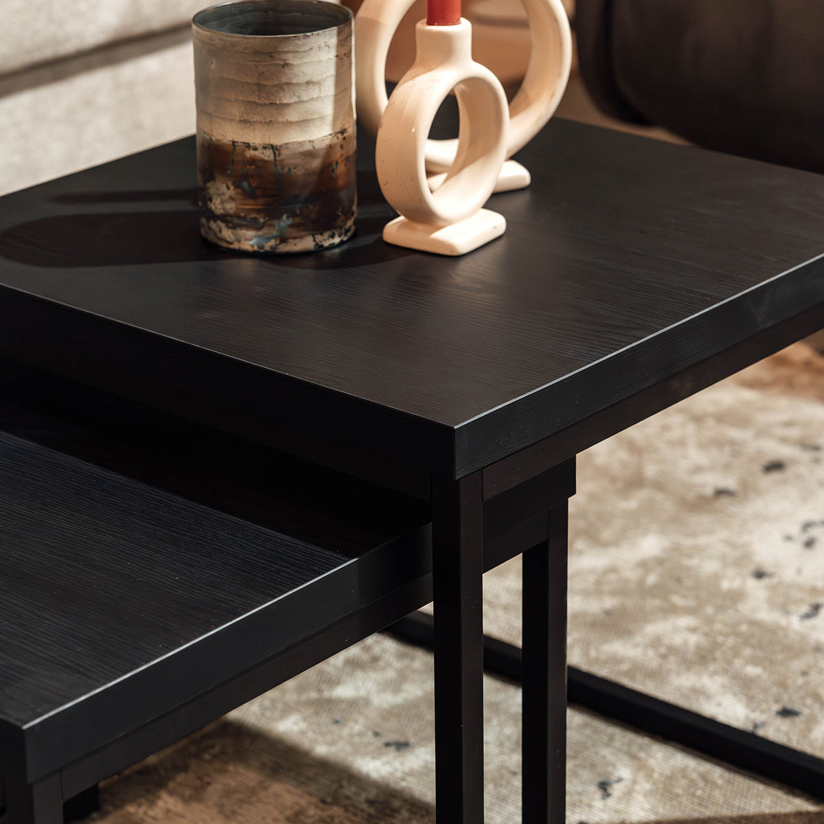 Salontafel Broadway, detail van het materiaal
