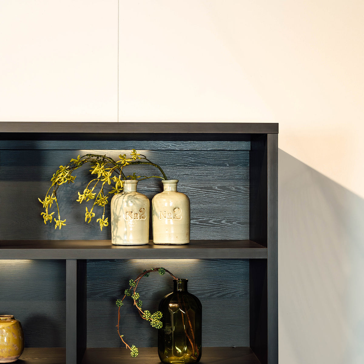 Wandkast Broadway, detail van het materiaal