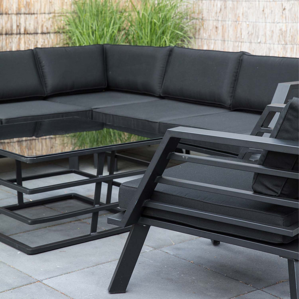 Loungeset Regatta, detail van het materiaal