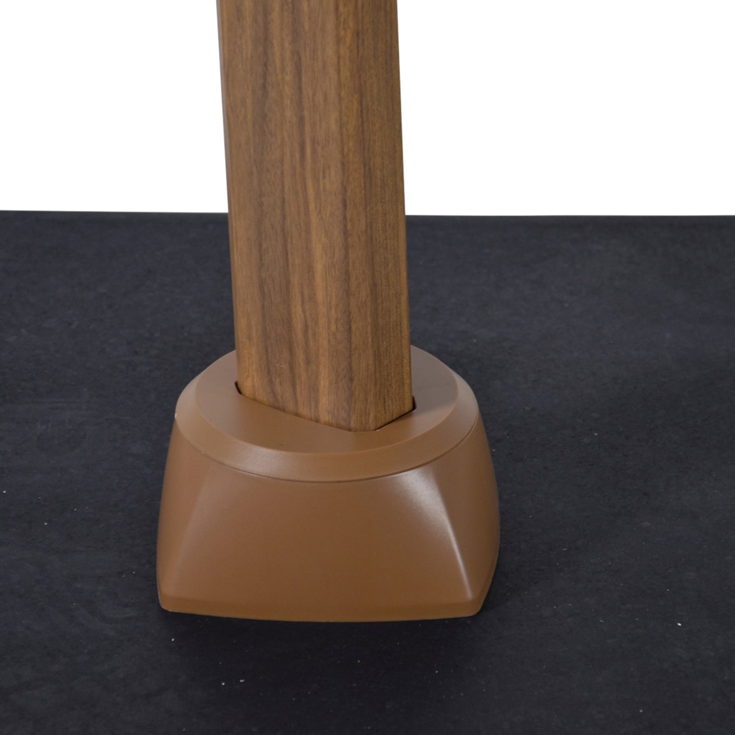 Zweefparasol VirgoFlex | 3 x 3 Meter | Vierkant | Houtlook Grijs