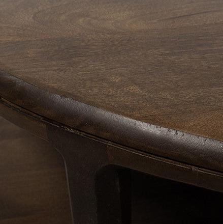 Bijzettafel Jumbo | Mangohout Walnoot