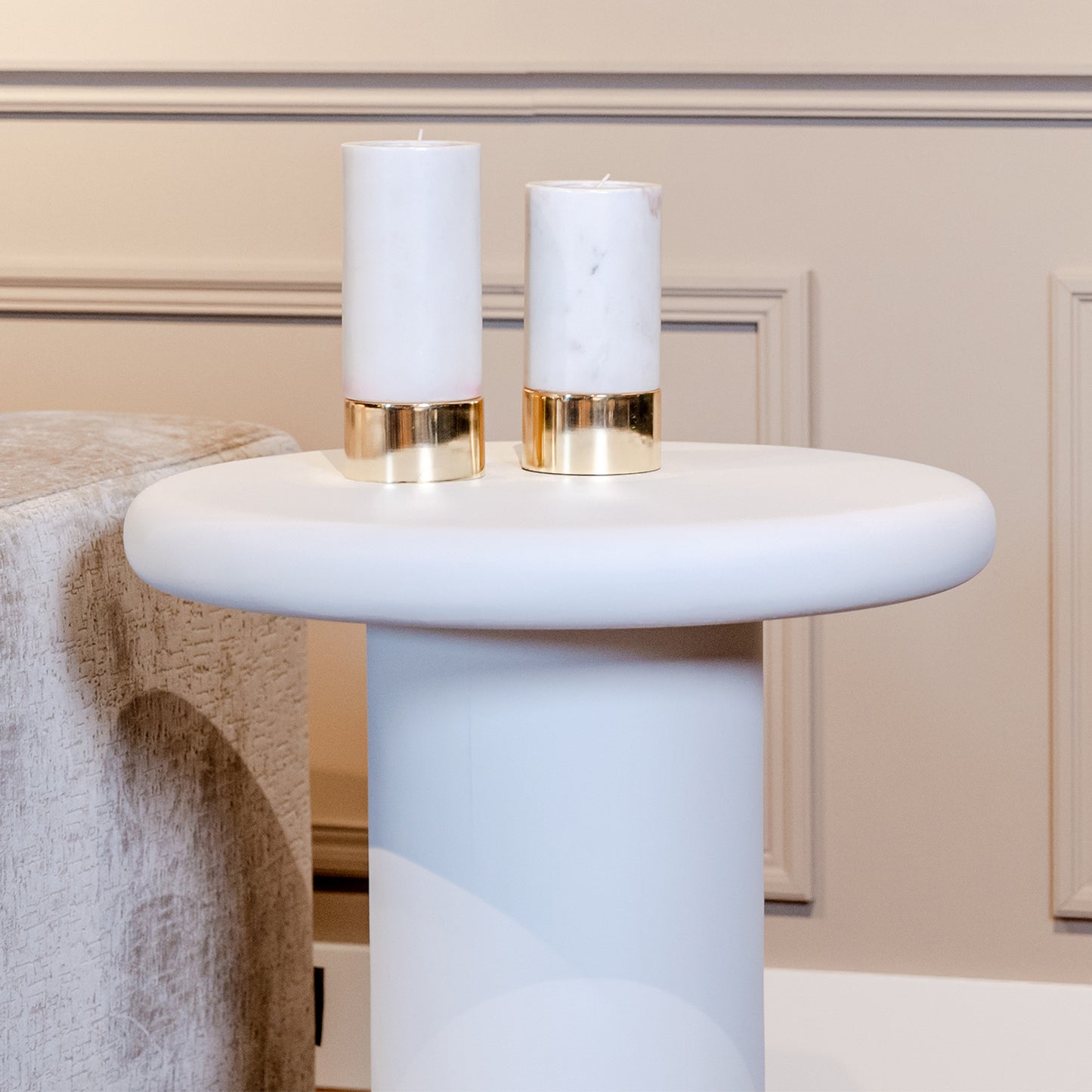 Bijzettafel Bloomstone | Wit