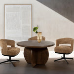 Eetkamerstoel Bruce | Draaipoot 360 | Cermona Cinnamon