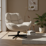 Fauteuil Chuck | Beige Stof