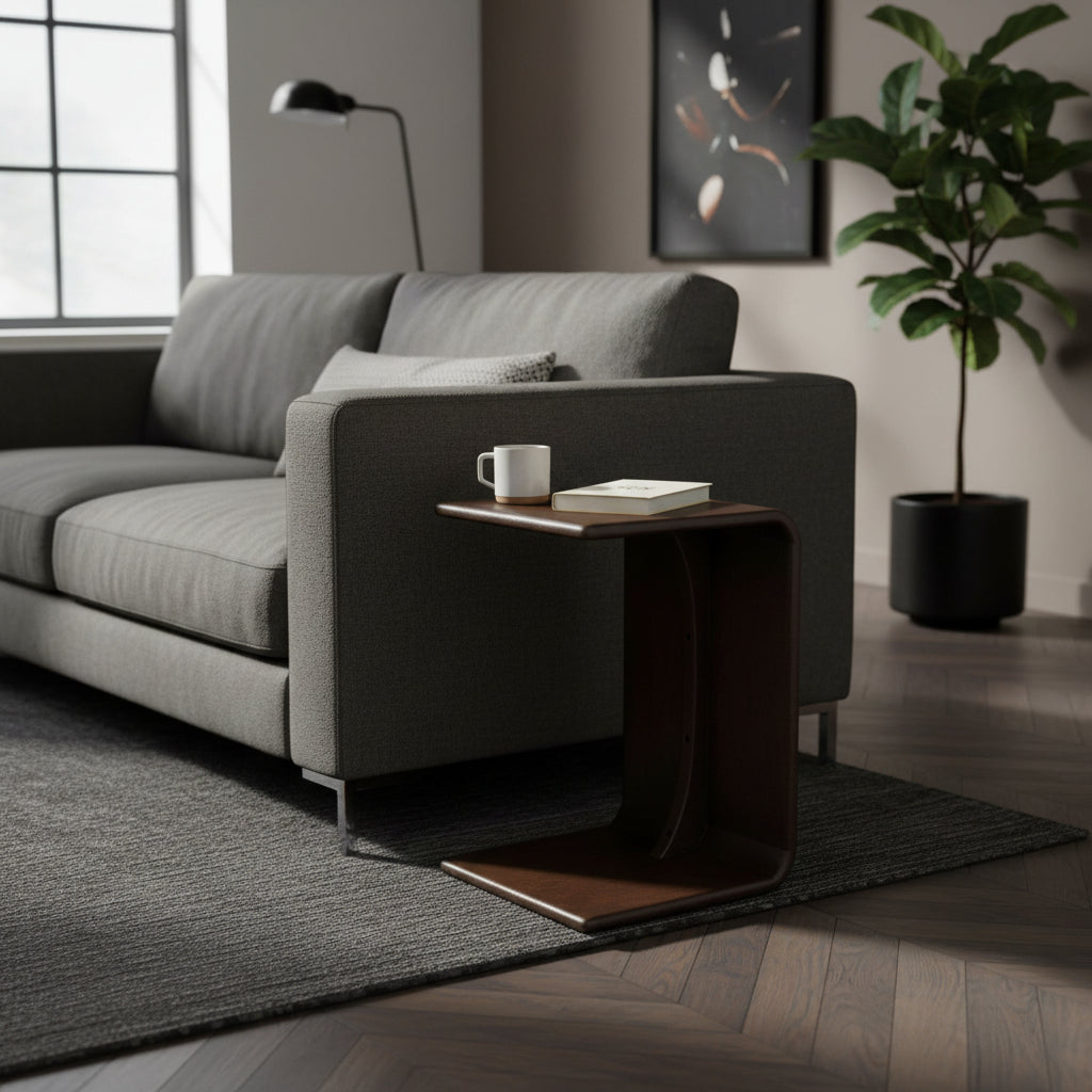 Laptoptafel Dominica | Bruin Mangohout