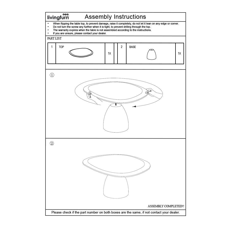 Salontafel Marron | Bruin Mangohout