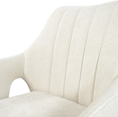 Eetkamerstoel Marley | Ecru Stof