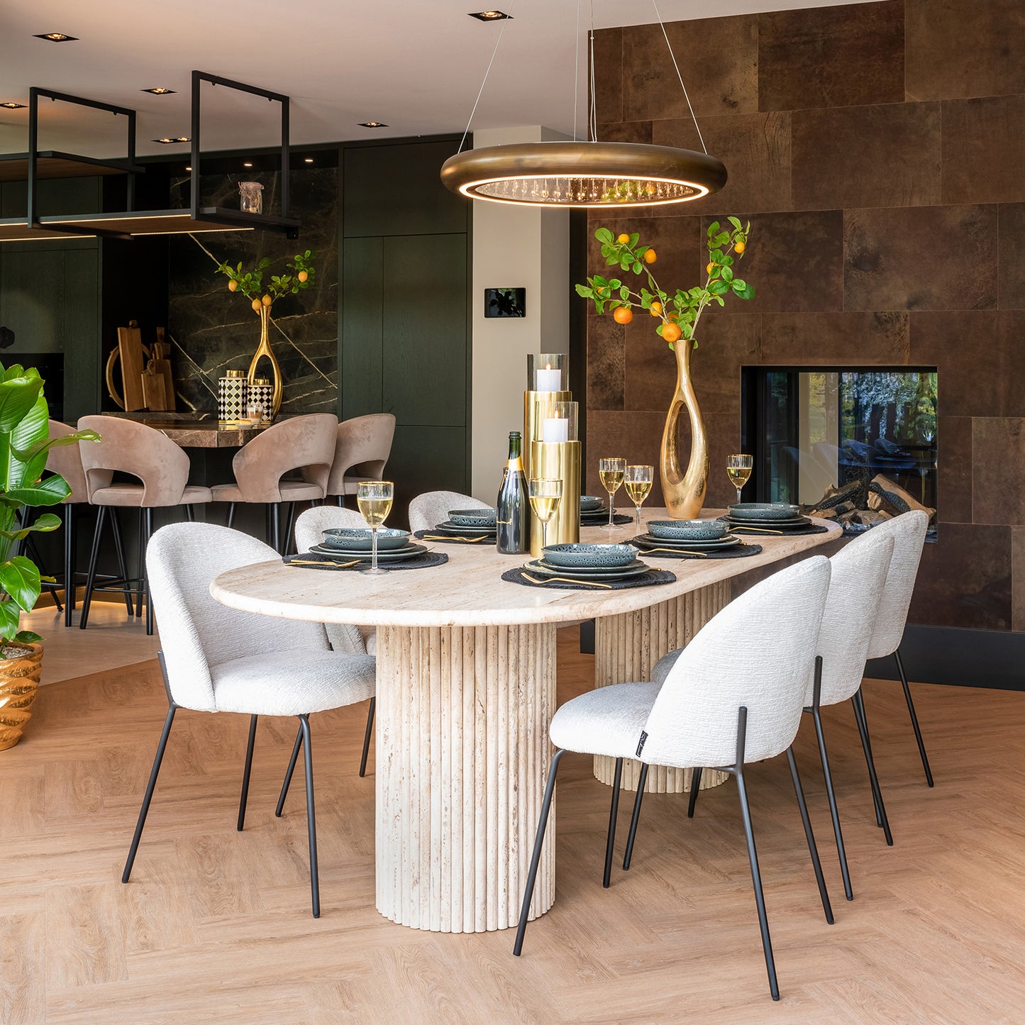 Eetkamerstoel Alyssa | Cream Fusion