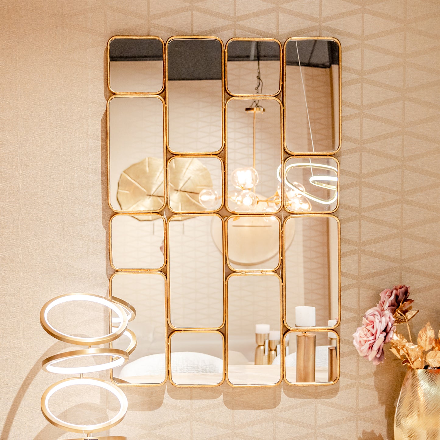 Spiegel Birche | Goud