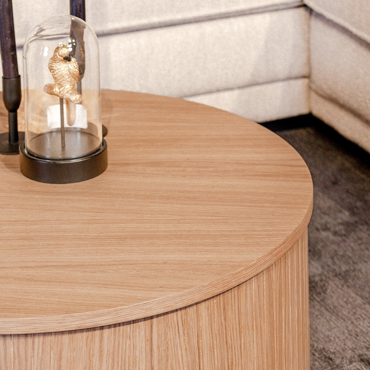 Salontafel Oliva | 70cm | Naturel Eikenhout