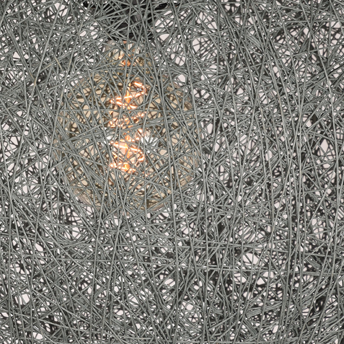 Hanglamp Twist | Grijs Vlas — Detail