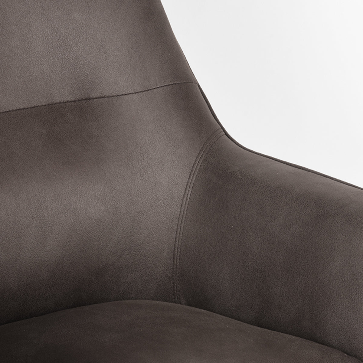 Fauteuil Tod antraciet microvezel magazijn leegverkoop