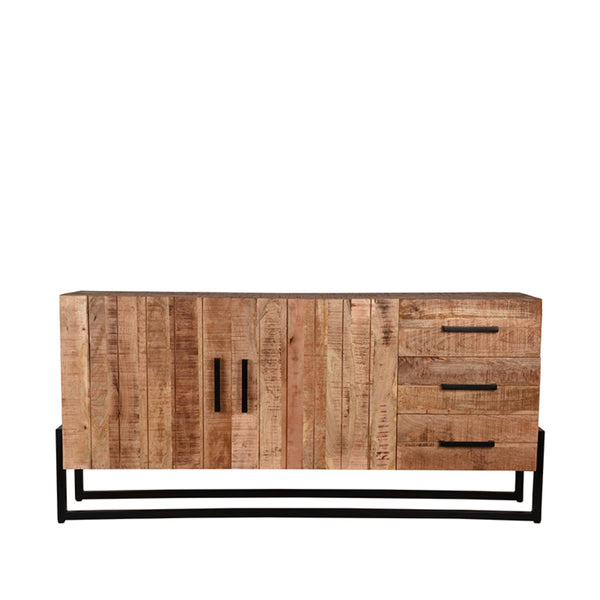 Dressoir Bolivia | Naturel Mangohout — Vooraanzicht - witfoto