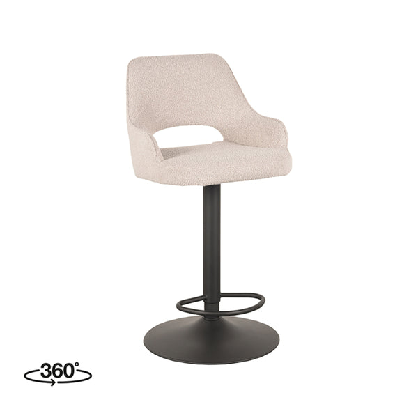 Barkruk Fer | Beige Boucle