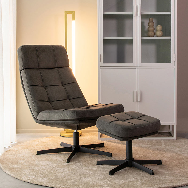 Draaifauteuil Alvar | Antraciet Cosmo — Algemene Sfeerfoto