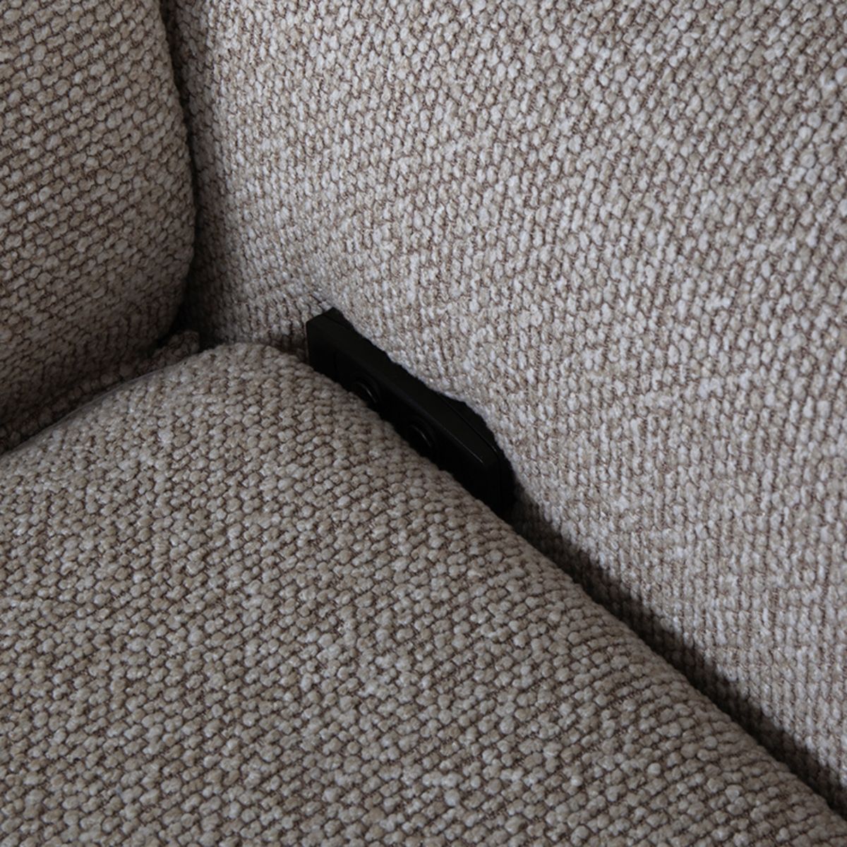 Elektrische Fauteuil Oslo | Naturel Bouclé