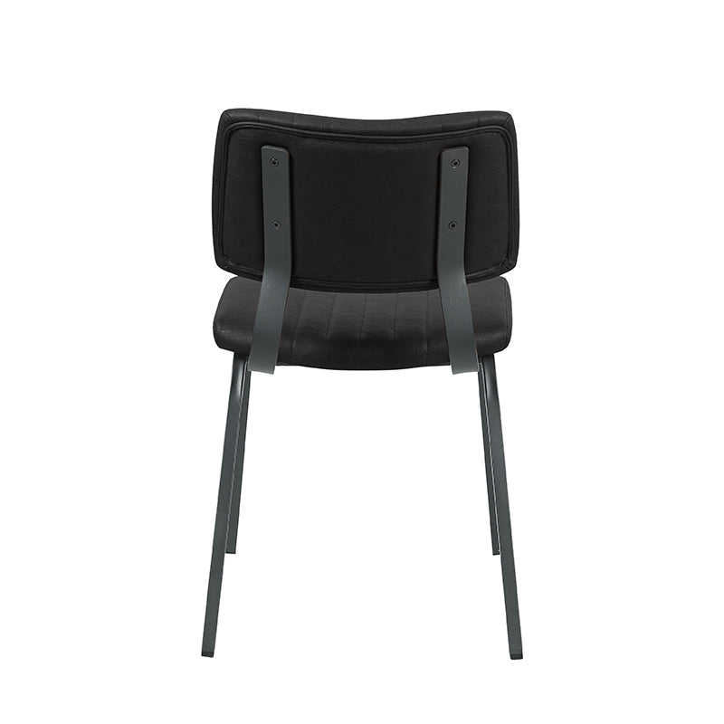 Eetkamerstoel Gusto | Zwart PU-Leder