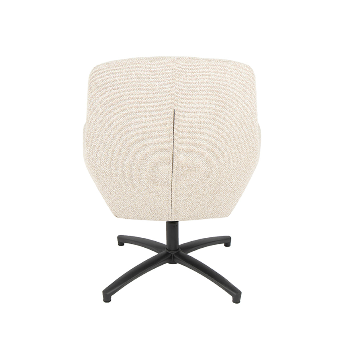 Fauteuil Chill Zone | Naturel Bouclé | Zwart Poot