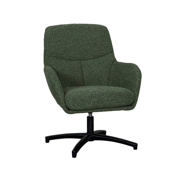 Fauteuil Chill Zone | Groen Bouclé — Vooraanzicht - witfoto