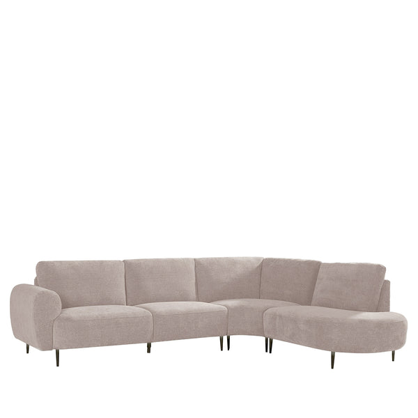Hoekbank Milano | Beige Stof