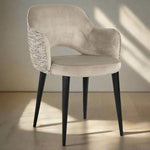 Eetkamerstoel Giovanna | Grijs Stof