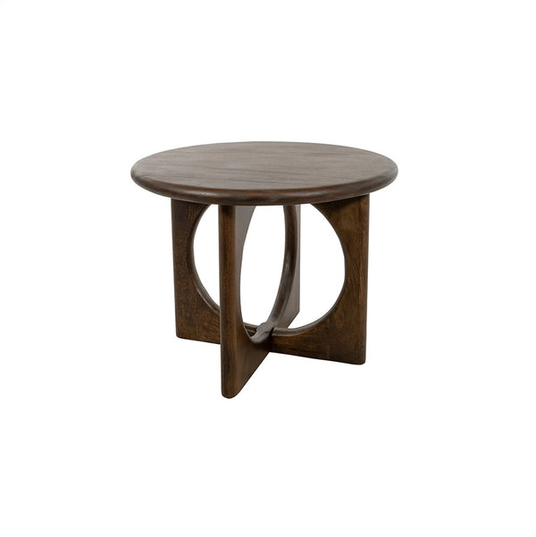 Salontafel Zodiac | 60cm | Dark Walnoot Mango — Vooraanzicht - witfoto