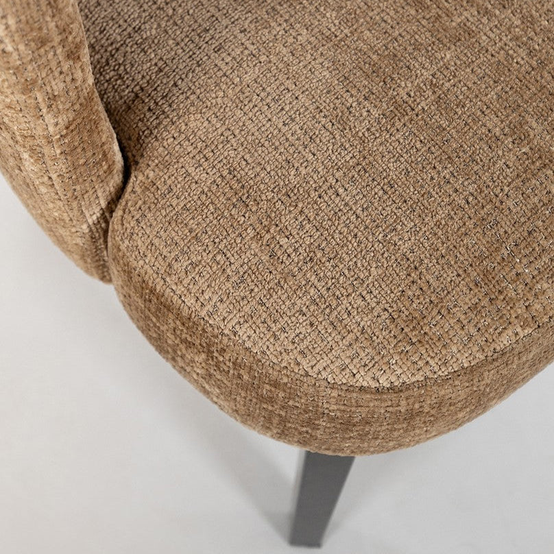 Eetkamerstoel Sting | Bruin Stof