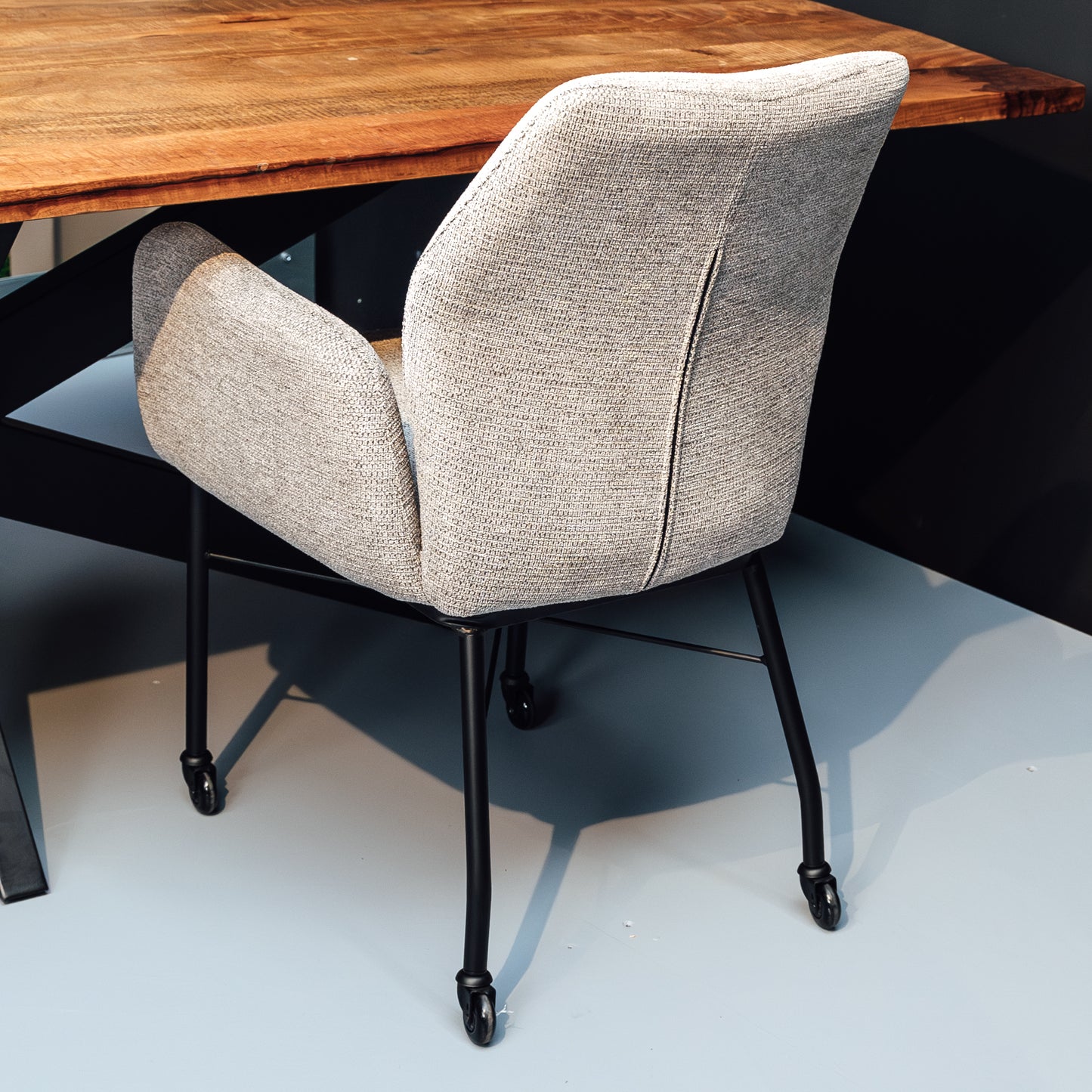 Eetkamerstoel Juul | Met Armleuning | Grijs